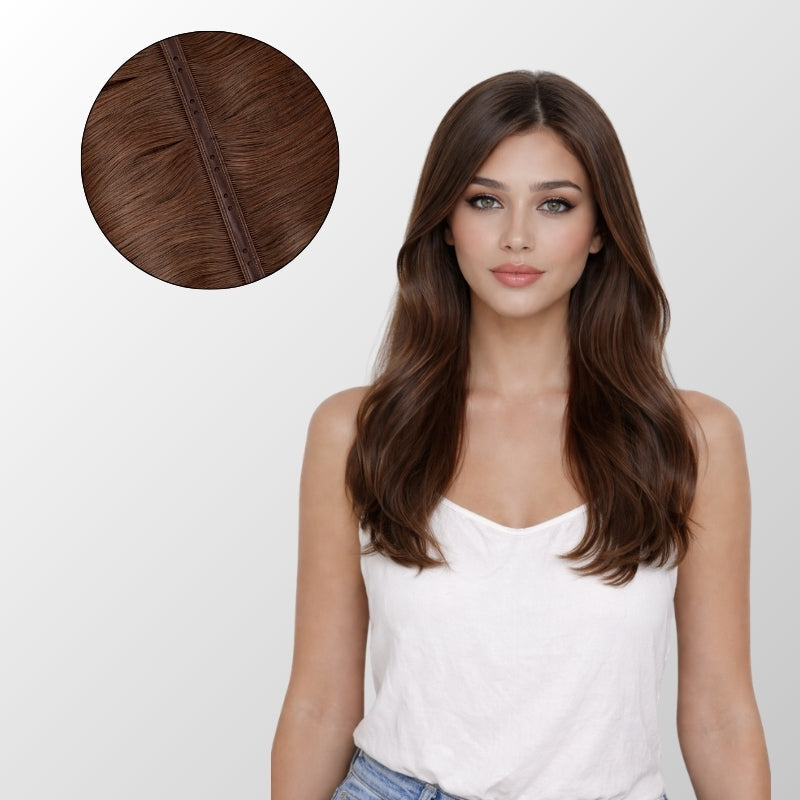 Dark Brown Butterfly Weft Hair Extensions
