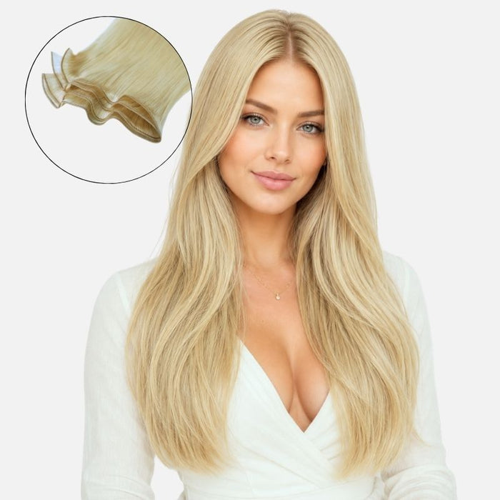 Ash Light Blonde Genius Weft Hair Extensions