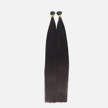 Natural Black Flat Tip Hair Extensions