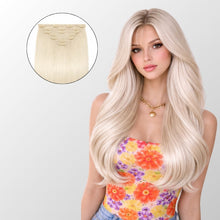 Platinum Blonde Classic Clip-In Hair Extensions