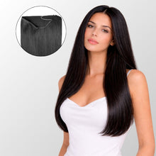 Natural Black Halo Hair Extensions