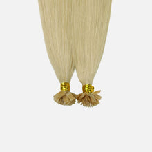 Ash Light Blonde Flat Tip Hair Extensions