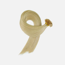 Ash Light Blonde Flat Tip Hair Extensions