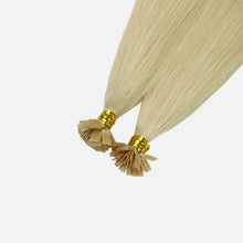 Ash Light Blonde Flat Tip Hair Extensions