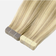 Ash Platinum Highlights Tape-In Hair Extensions
