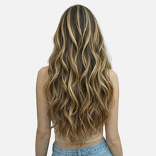 Caramel Blonde Balayage Seamless Clip-In Hair Extensions