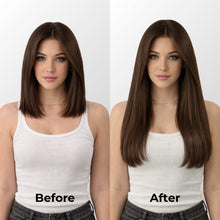 Chocolate Brown Full Clip-In Hair Extensions