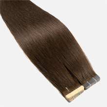 Chocolate Brown Tape-In Hair Extensions