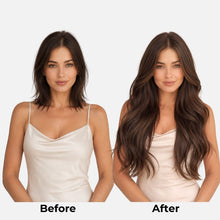 Dark Brown Flat Tip Hair Extensions