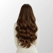 Dark Brown Balayage I-Tip Hair Extensions