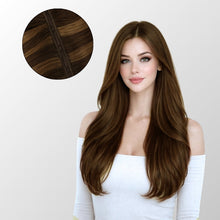 Dark Brown Balayage Butterfly Weft Hair Extensions