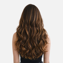 Dark Brown Balayage Flat Tip Hair Extensions