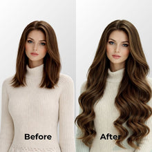 Dark Brown Balayage I-Tip Hair Extensions