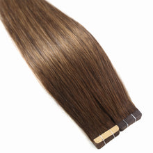 Dark Brown Balayage Tape-In Hair Extensions