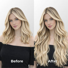 Golden Blonde Highlights Seamless Clip-In Hair Extensions