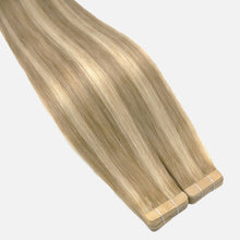 Golden Blonde Highlights Tape-In Hair Extensions