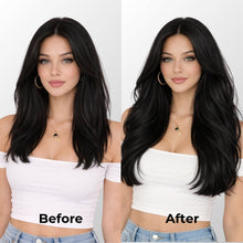 Jet Black Full Clip-In Hair Extensions