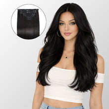 Jet Black Full Clip-In Hair Extensions