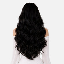 Jet Black Halo Hair Extensions