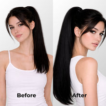 Jet Black Ponytail Hair Extensions