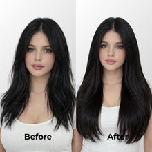 Jet Black Seamless Clip-In Hair Extensions