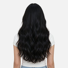 Jet Black Seamless Clip-In Hair Extensions
