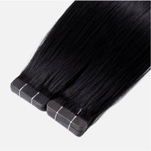 Jet Black Tape-In Hair Extensions
