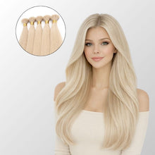 Ash Light Blonde I-Tip Hair Extensions