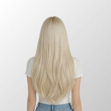 Platinum Blonde I-Tip Hair Extensions