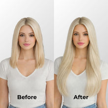 Platinum Blonde I-Tip Hair Extensions