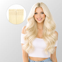 Platinum Blonde Mini Tape-In Hair Extensions