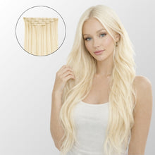 Platinum Blonde Seamless Clip-In Hair Extensions