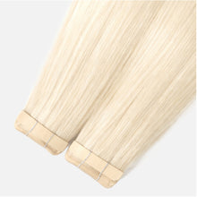 Platinum Blonde Tape-In Hair Extensions