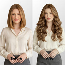 Honey Blonde Balayage Seamless Clip-In Hair Extensions