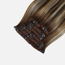 Caramel Blonde Balayage Classic Clip-In Hair Extensions