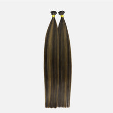 Caramel Blonde Balayage Flat Tip Hair Extensions