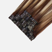 Caramel Blonde Balayage Seamless Clip-In Hair Extensions