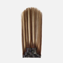 Caramel Blonde Balayage Seamless Clip-In Hair Extensions