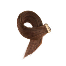 Chocolate Brown Mini Tape-In Hair Extensions