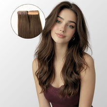 Chocolate Brown Tape-In Hair Extensions