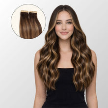 Honey Blonde Balayage Tape-In Hair Extensions