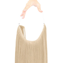 Ash Light Blonde Halo Hair Extensions