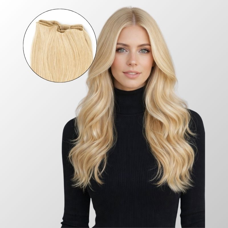 Bleach Blonde Genius Weft Hair Extensions