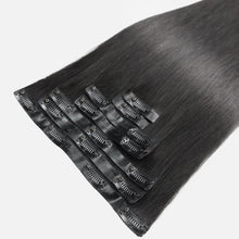 Natural Black Seamless Clip-In Hair Extensions
