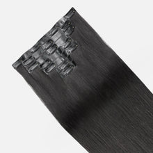Natural Black Seamless Clip-In Hair Extensions