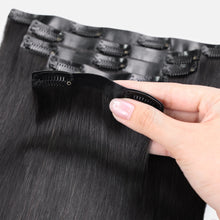 Natural Black Seamless Clip-In Hair Extensions