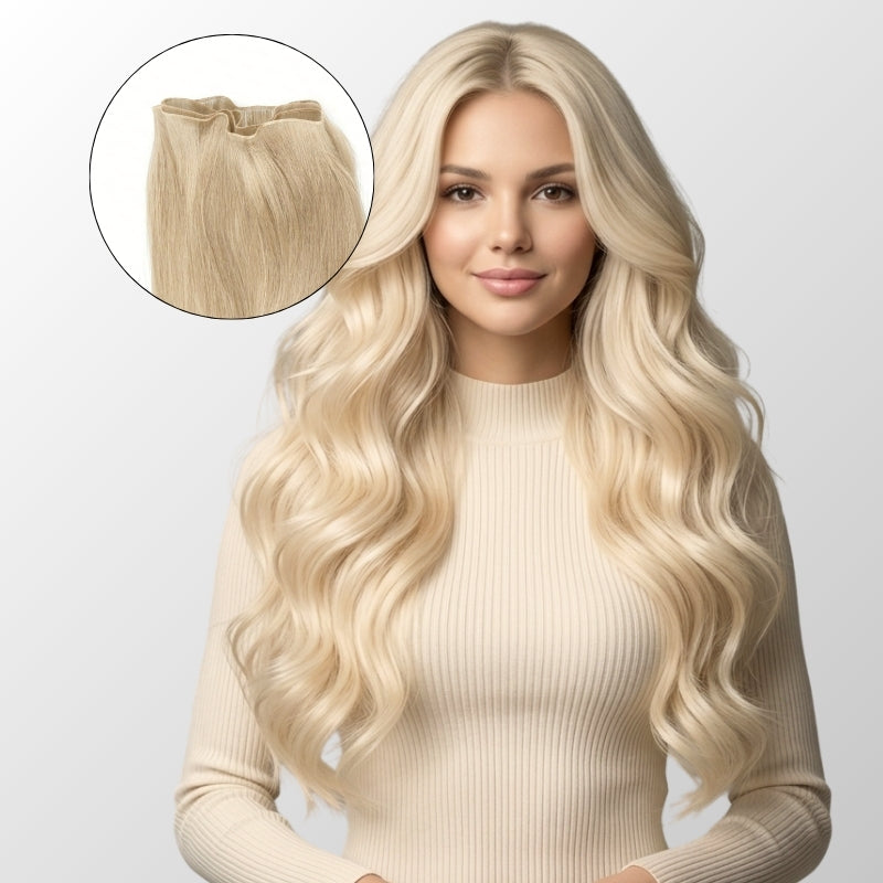 Platinum Blonde Genius Weft Hair Extensions